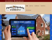 Tablet Screenshot of perryelectric.com